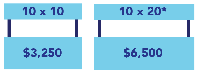 Standard Booth Sizes